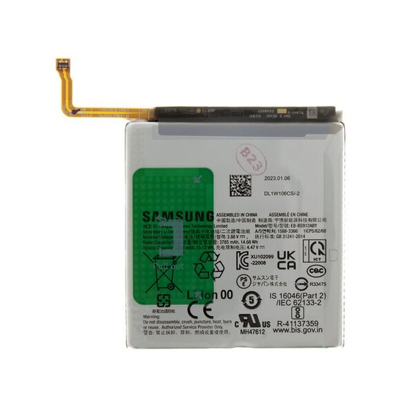Akku für Samsung S23 S911B  / 3900mAh / EB-BS912ABY Service Pack