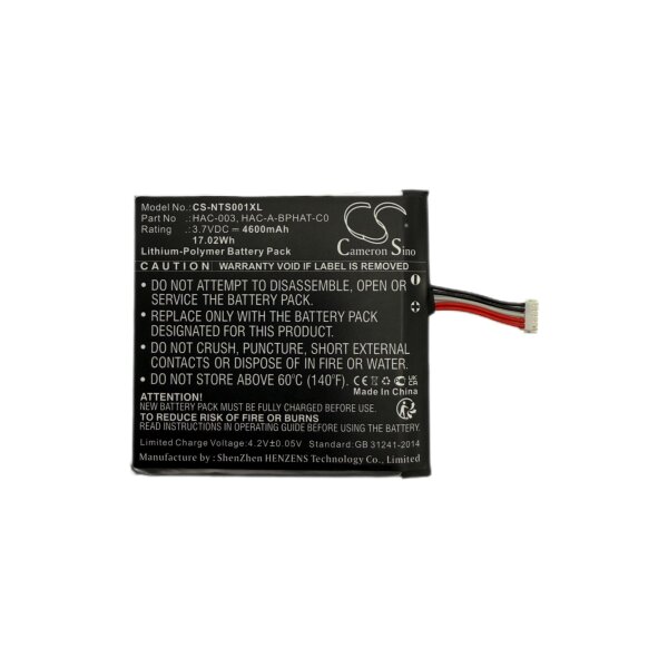 Akku für Nintendo Switch 4600mAh