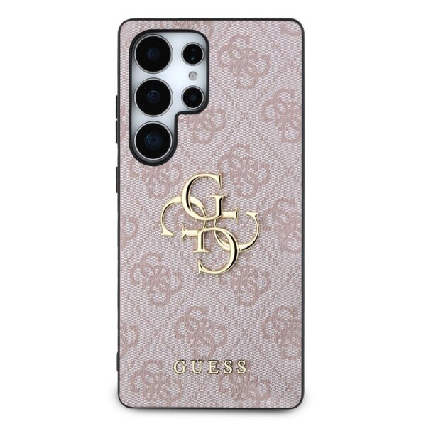 Guess 4G Metal Logo Rapport Case für Samsung S25 Ultra pink