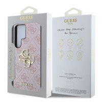 Guess 4G Metal Logo Rapport Case für Samsung S25 Ultra pink