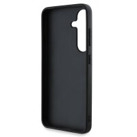 Guess 4G Metal Logo Rapport Case für Samsung S25 Plus schwarz