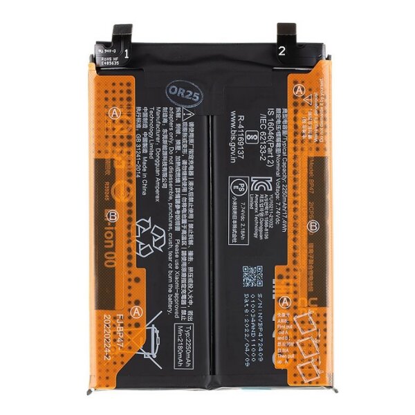 Akku für Xiaomi Redmi Note 11 Pro + / 4500mAh / BP47