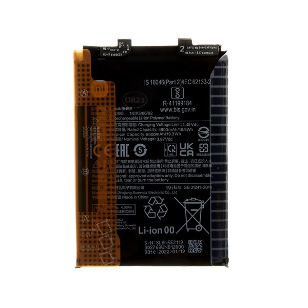 Akku für Xiaomi Redmi Note 11 Pro 5G / 11 Pro / X4 Pro 5G / 5000mAh / BN5E