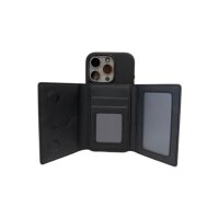 Tugg MagSafe Leder Brieftasche schwarz