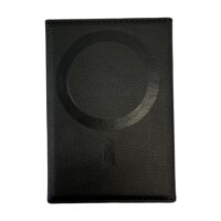 Tugg MagSafe Leder Brieftasche schwarz