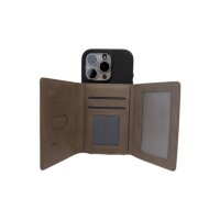 Tugg MagSafe Leder Brieftasche grau
