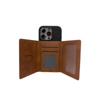 Tugg MagSafe Leder Brieftasche braun