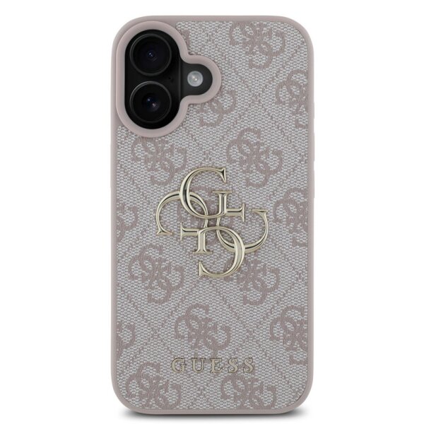 Guess 4G Metal Logo Rapport Case für Iphone 16 pink