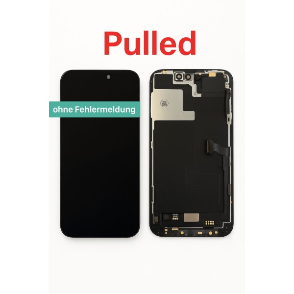 LCD mit Touch für Iphone 14 Pro Pulled mit Frontflex black (Calibrate USED)