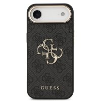 Guess 4G Metal Logo Gold Frame MagSafe Case für Iphone 17 Air black