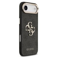 Guess 4G Metal Logo Gold Frame MagSafe Case für Iphone 17 Air black