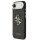 Guess 4G Metal Logo Gold Frame MagSafe Case für Iphone 17 Air black