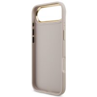 Guess 4G Metal Logo Gold Frame MagSafe Case für Iphone 17 Air pink