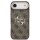 Guess 4G Metal Logo Gold Frame MagSafe Case für Iphone 17 Air brown