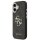 Guess 4G Metal Logo Gold Frame MagSafe Case für Iphone 17 black