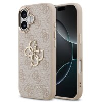 Guess 4G Metal Logo Gold Frame MagSafe Case für...