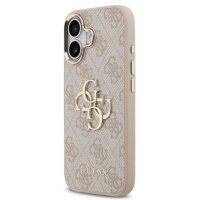Guess 4G Metal Logo Gold Frame MagSafe Case für...