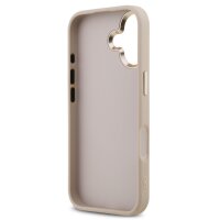 Guess 4G Metal Logo Gold Frame MagSafe Case für Iphone 17 pink