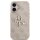 Guess 4G Metal Logo Gold Frame MagSafe Case für Iphone 17 pink