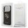 Guess 4G Metal Logo Gold Frame MagSafe Case für Iphone 17 Pro black