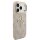 Guess 4G Metal Logo Gold Frame MagSafe Case für Iphone 17 Pro pink