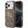 Guess 4G Metal Logo Gold Frame MagSafe Case für Iphone 17 Pro brown