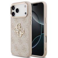 Guess 4G Metal Logo Gold Frame MagSafe Case für...