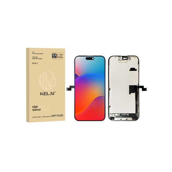 LCD mit Touch für Iphone 16 Pro Max Soft Oled KELAI (Calibrate USED)