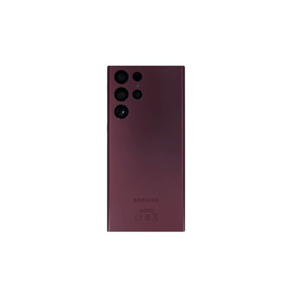 Backcover für Samsung S22 Ultra burgundy A-Ware