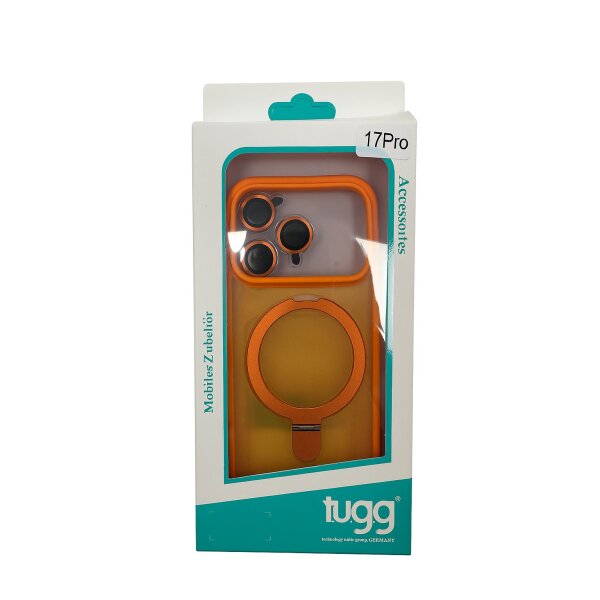 Tara Magnet Case mit Ring Halterung für iPhone 17 Pro Orange