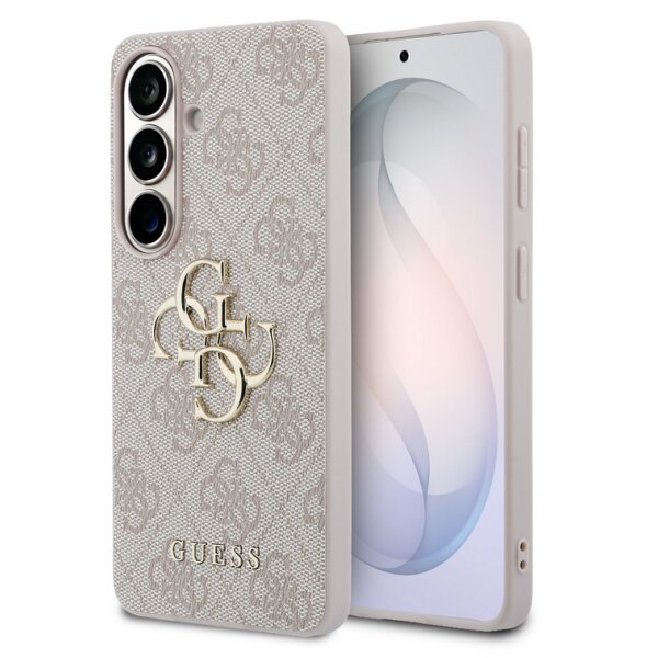 Guess 4G Metal Logo Rapport Case für Samsung S26 pink