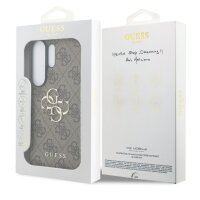 Guess 4G Metal Logo Rapport Case für Samsung S26 Ultra brown