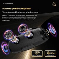 Heavy Bass-33 Bluetooth Lautsprecher schwarz