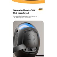 Heavy Bass-09 Bluetooth Lautsprecher schwarz
