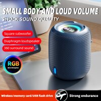 Heavy Bass-03 Bluetooth Lautsprecher blau