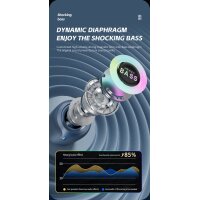 Heavy Bass-03 Bluetooth Lautsprecher grau