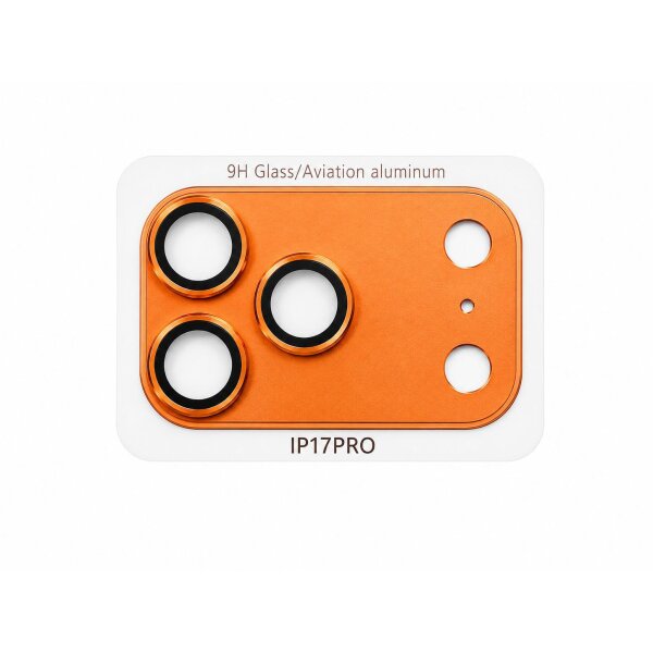 Panzerglass für Kameralinse Iphone 17 Pro orange