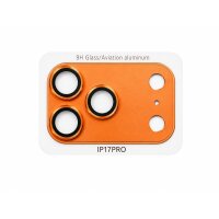 Panzerglass für Kameralinse Iphone 17 Pro orange