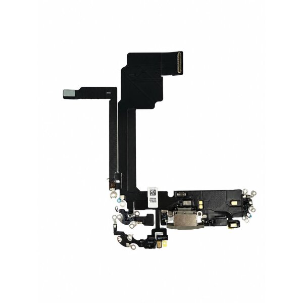 Ladebuchse für Iphone 15 Pro Max titan natur