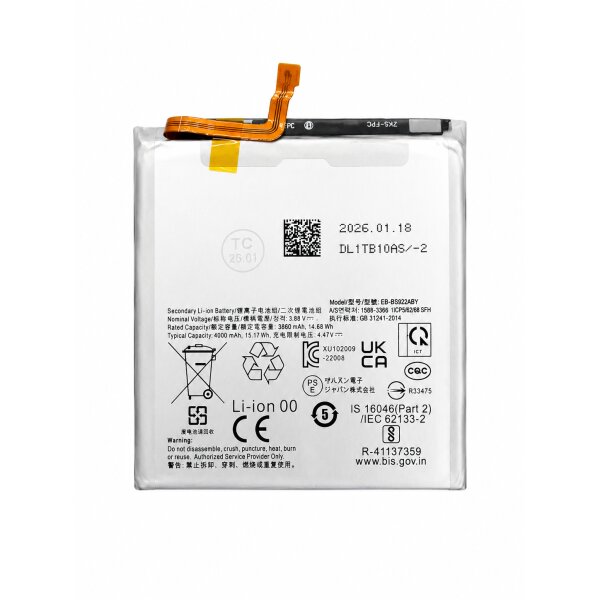 Premium Akku für Samsung S24 S921B / 3860mAh