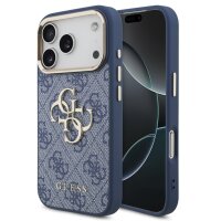 Guess 4G Metal Logo Gold Frame MagSafe Case für...