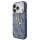 Guess 4G Metal Logo Gold Frame MagSafe Case für Iphone 17 Pro / 18 Pro blue