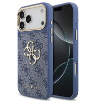 Guess 4G Metal Logo Gold Frame MagSafe Case für...