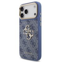 Guess 4G Metal Logo Gold Frame MagSafe Case für...