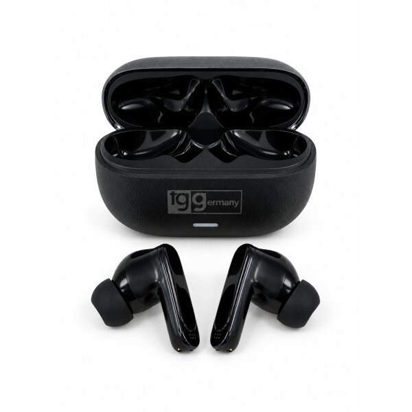 Bluetooth Kopfhörer mit mobiler Ladeschale Al-02 schwarz Tugg