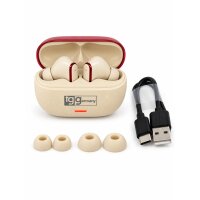 Bluetooth Kopfhörer mit mobiler Ladeschale Al-02 beige Tugg