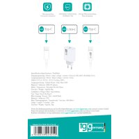 Tugg Reiseladegerät-Set 30W Netzteil Typ-C und...