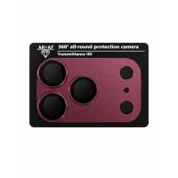 Panzerglass für Kameralinse iPhone 18 Pro Max / 17 Pro Max burgunder