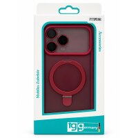 Tara Magnet Case mit Ring Halterung für iPhone 17 Pro Max / 18 Pro Max burgunder