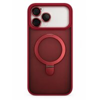 Tara Magnet Case mit Ring Halterung für iPhone 17 Pro Max / 18 Pro Max burgunder